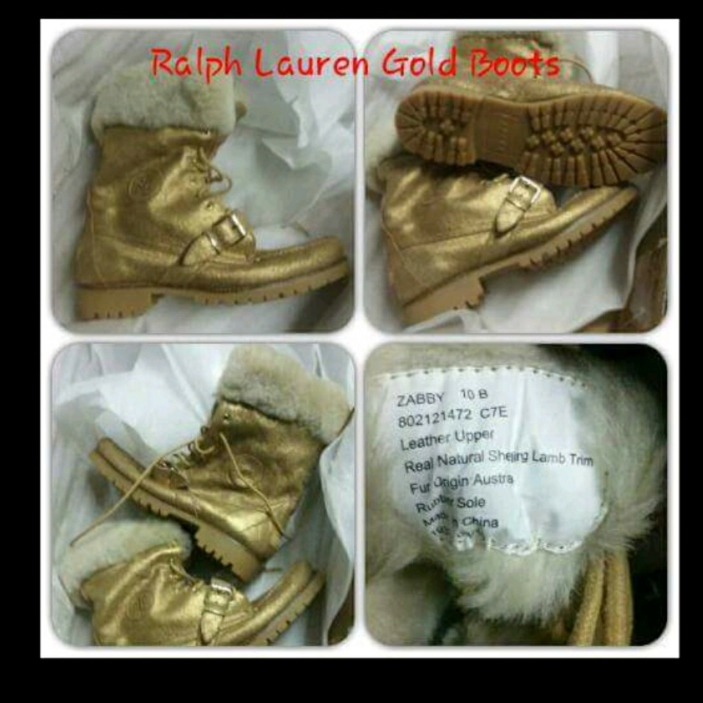RALPH LAUREN BOOTS "ZABBY" STYLE